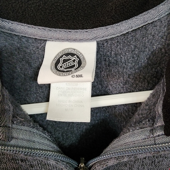 🤴👕 NHL Blackhawks Zip-Up Jacket in size Men's Medium - Picture 5 of 11